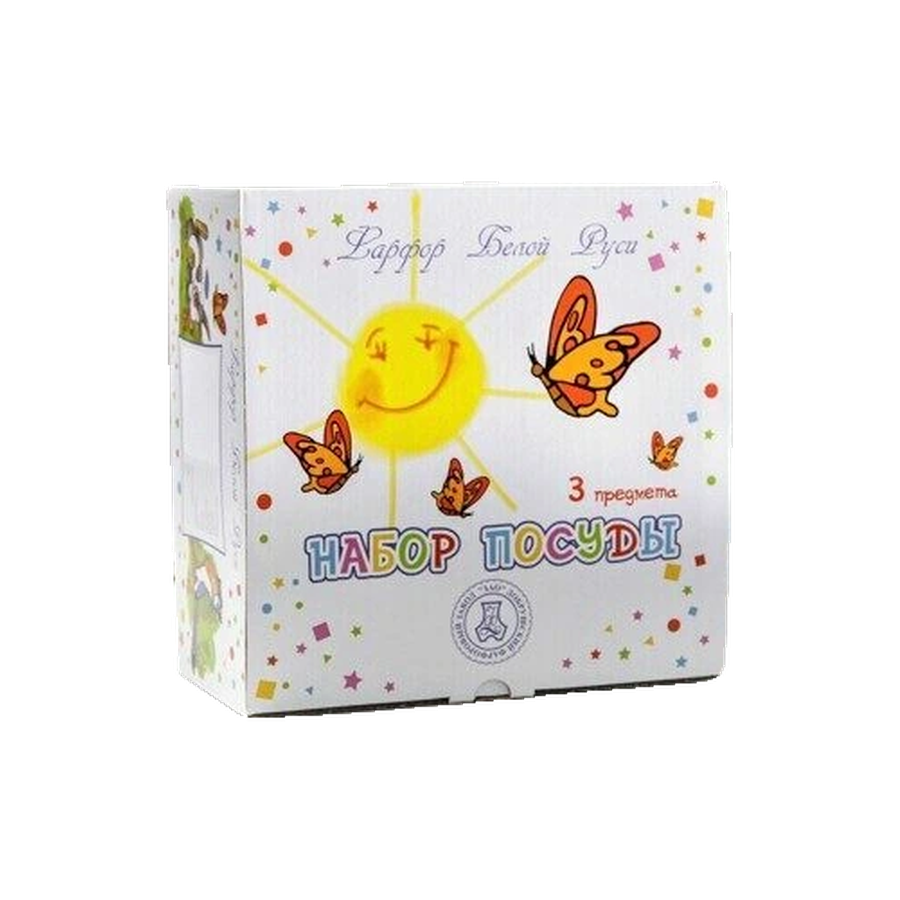 Набор посуды 3пр. Единорожки (сал-к.360,тар.170мм, кр.200) Идиллия
