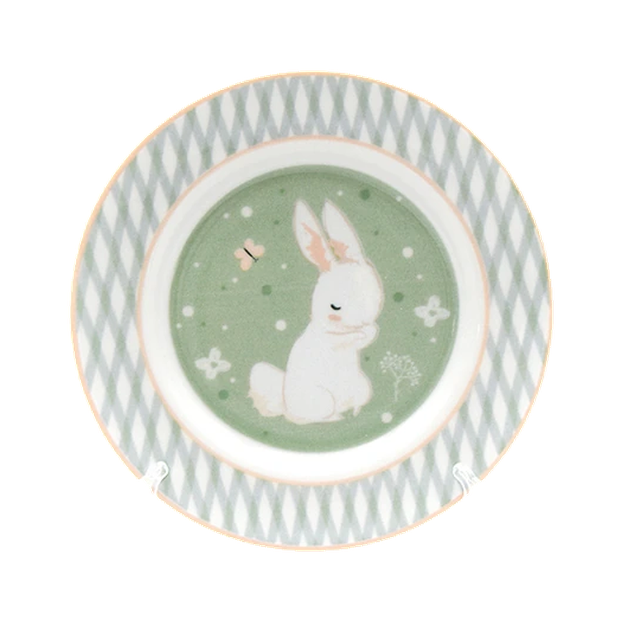 Тарелка мелкая 200 мм Bunny Идиллия