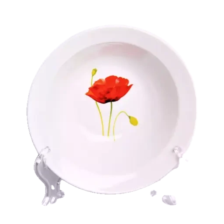 Миска 500 мл Алый мак